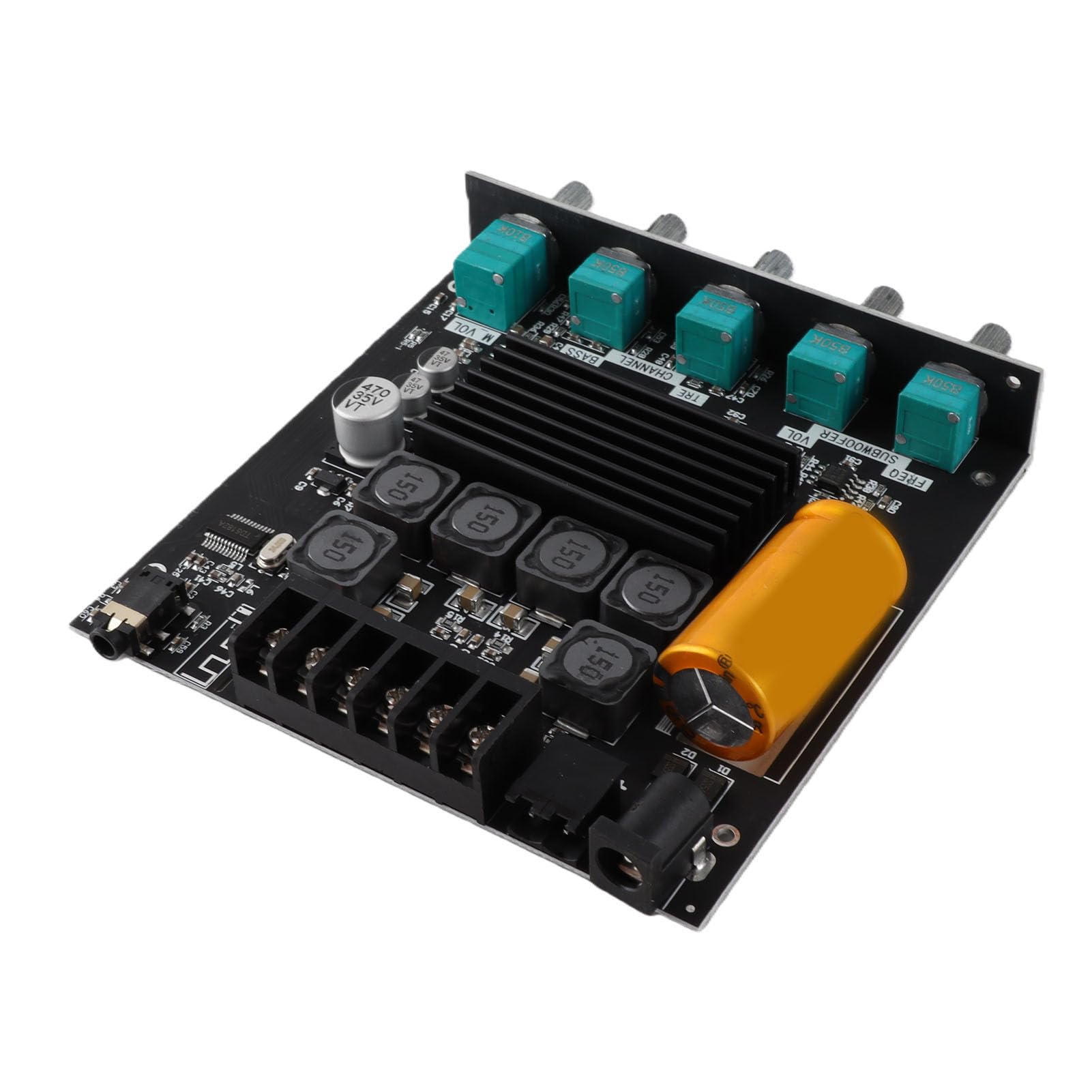 ZK-TB21 2.1-kanałowa Płytka Wzmacniacza Mocy Moduł Wzmacniacza Audio Płytka Wzmacniacza Stereo z 5.0 do Subwoofera Wyjście Kanału Lewego Prawego