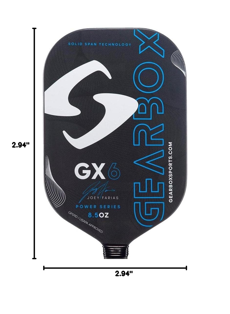Gearbox GX6 Carbon Fiber Pickleball Paddle product thumbnail 5