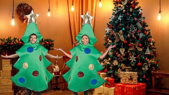 white christmas dresses Oh Christmas Tree Jumpsuit: Women's Christmas Outfits main image 0