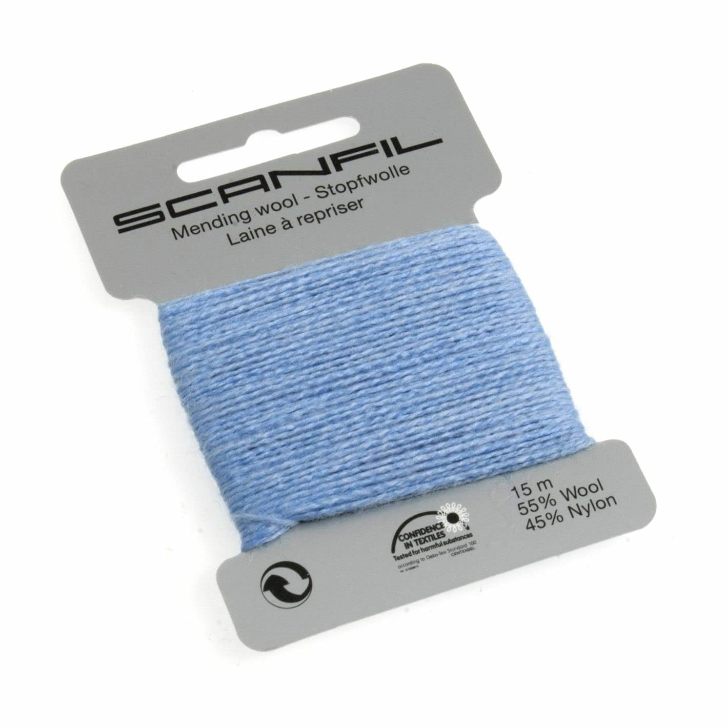 Scanfil 40020-067 Darning Thread, Blue, 15 m