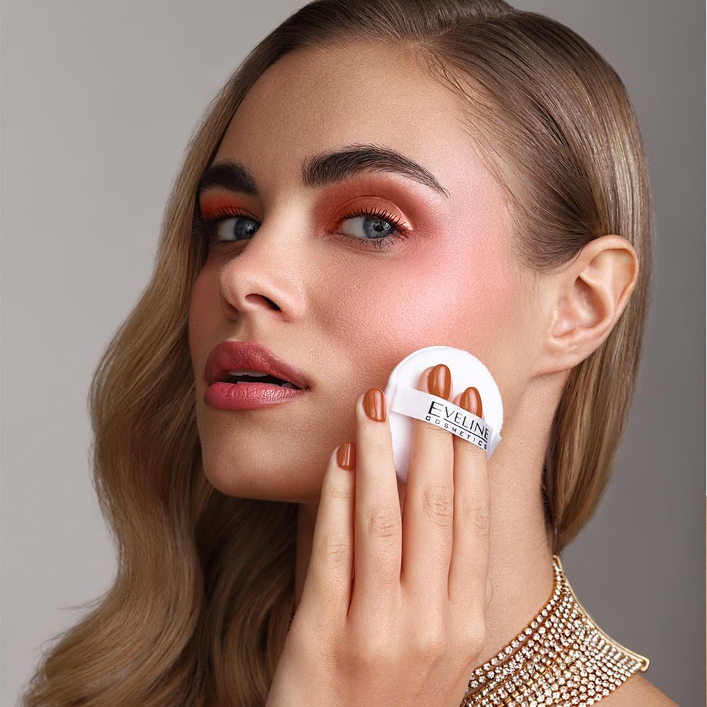 Eveline Cosmetics Puder utrwalający z ametystowym pyłkiem
