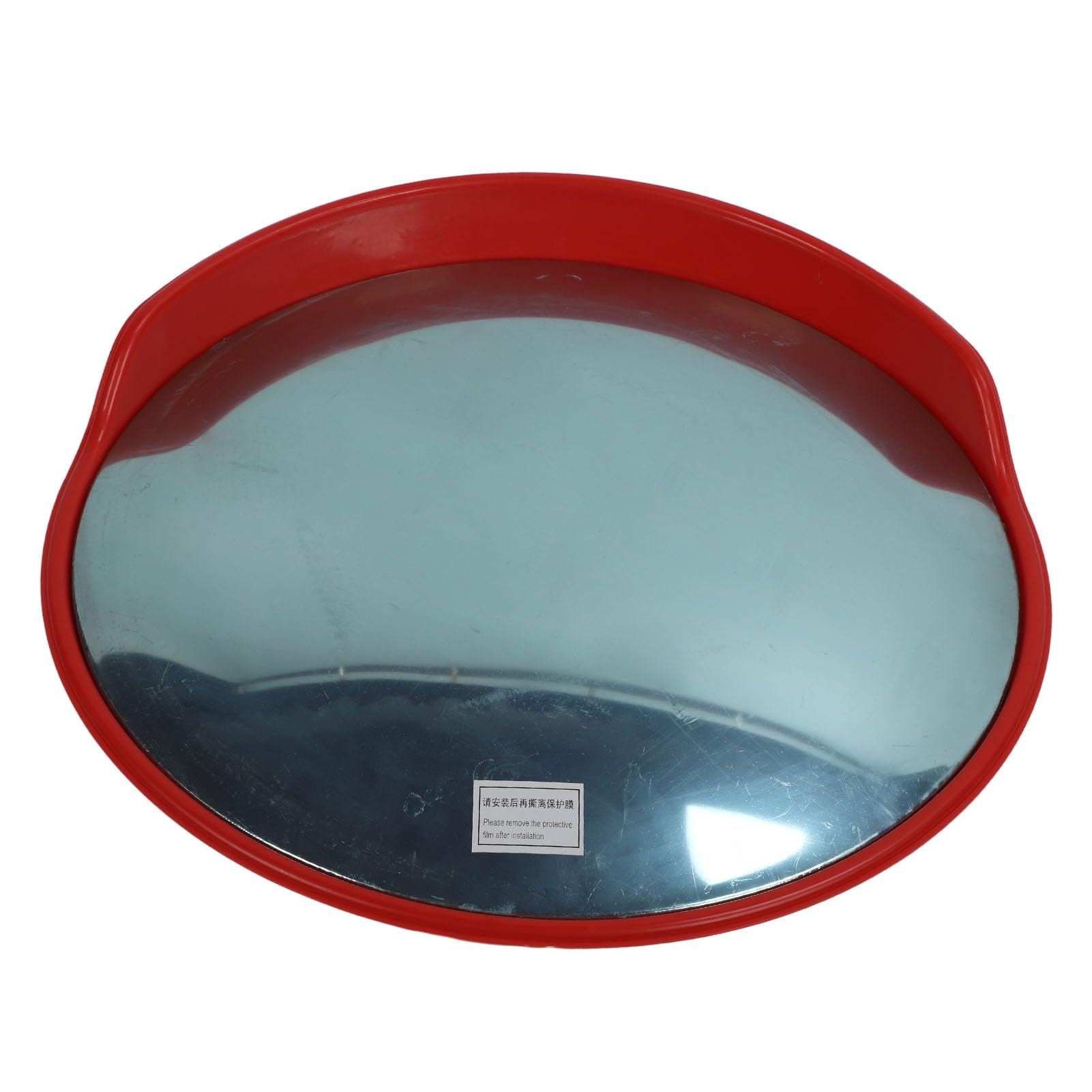Specchio di Sicurezza Convesso Rotondo da 30 Pollici Chiara visibilità Nei Vialetti e Nelle Intersezioni Materiale PC Durevole (Tipo per esterni (diametro del tubo della colonna:)