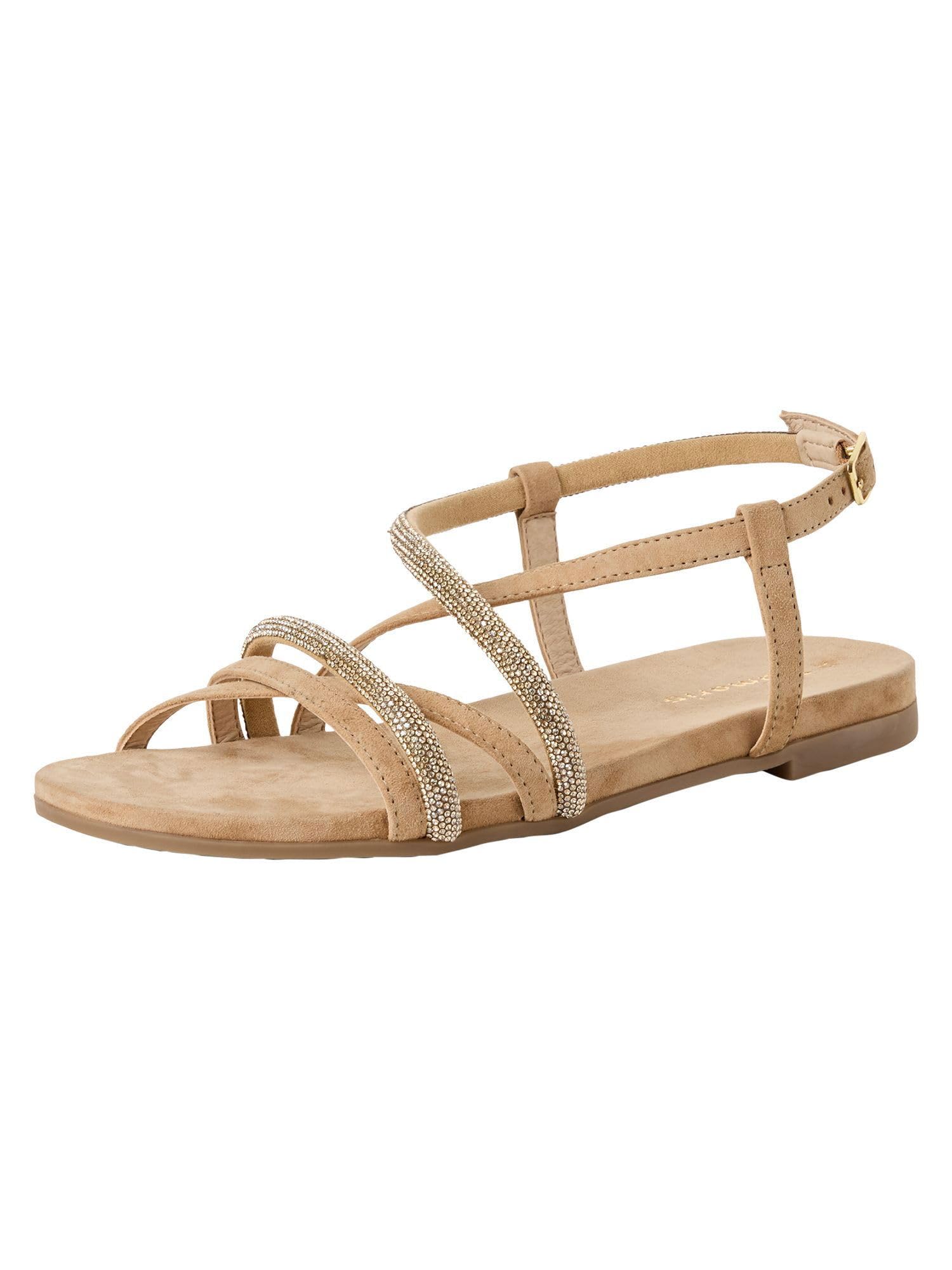 Tamaris Women’s sandal flat beige 3.5 UK