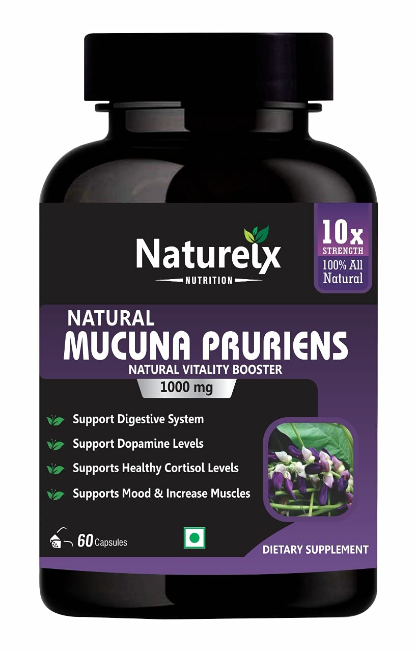 Natureix Mucuna Pruriens Kapikachhu Extract 1000mg 60 Capsules (B094RF1BQ1) Amazon Price History, Amazon Price Tracker