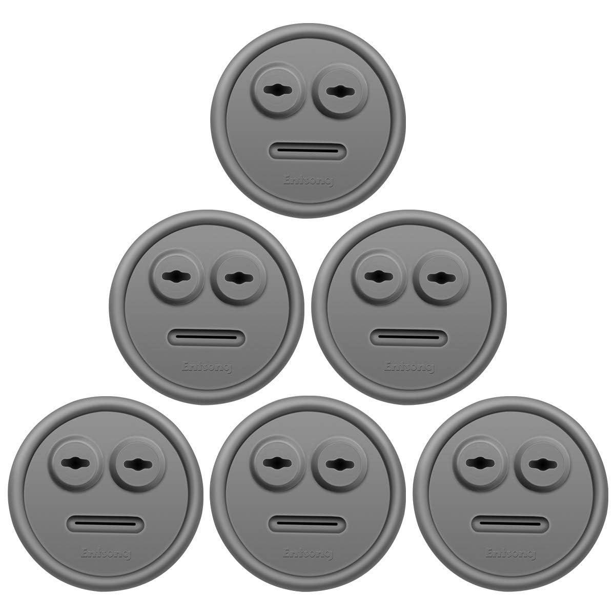 Paquete de 6 termómetros y ojales de sonda para parrilla, compatible con cocinas Weber 85037 Smokey Mountain y otros puertos de sensor de bricolaje, accesorio para barbacoa