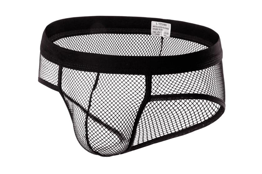 Image of PANTEASY Sexy Men's See Through Mesh Frenchie Brief Underwear