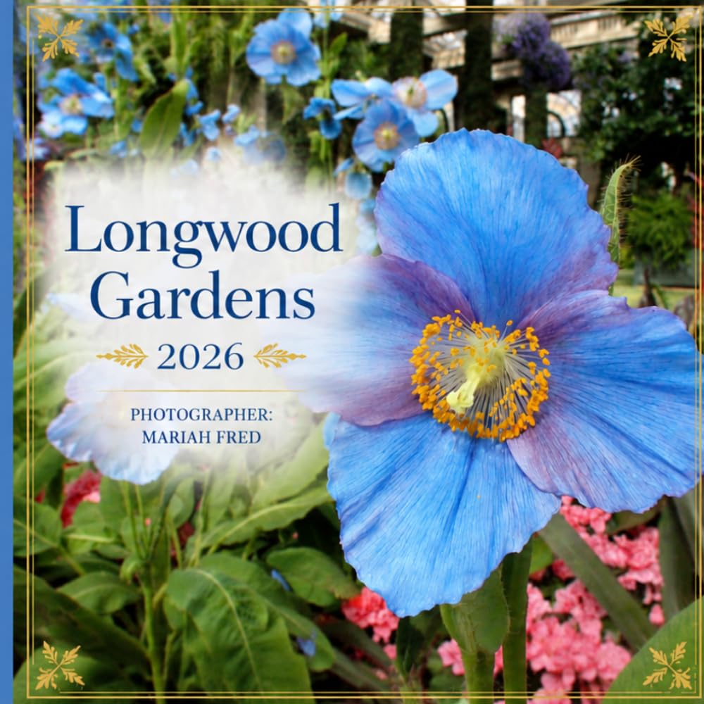BLUE POPPIES: Longwood Gardens 2026: Photographer: Mariah Fred