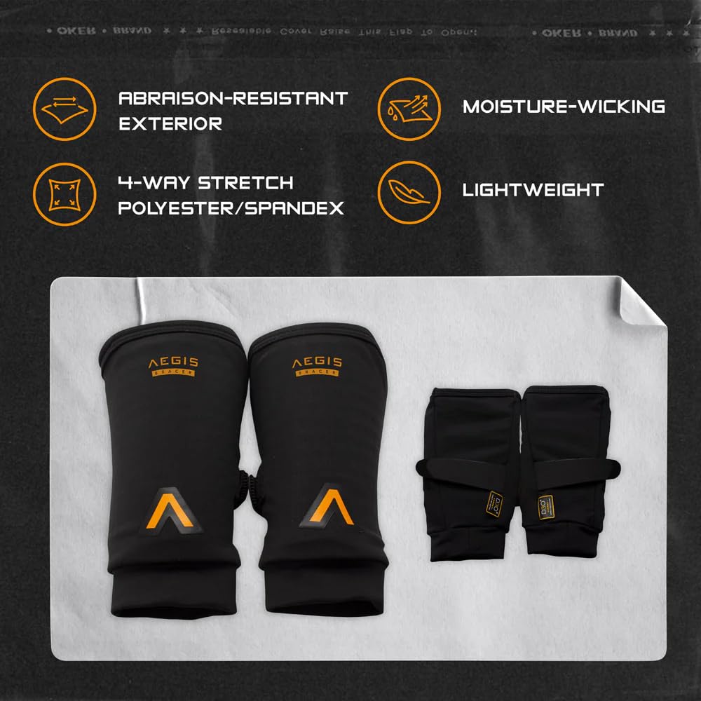 Aegis Bracer Flex 360 Multi-Sport-Handgelenkschutz, Erwachsene/Jugendliche, mit stoß- und schnittfester Technologie