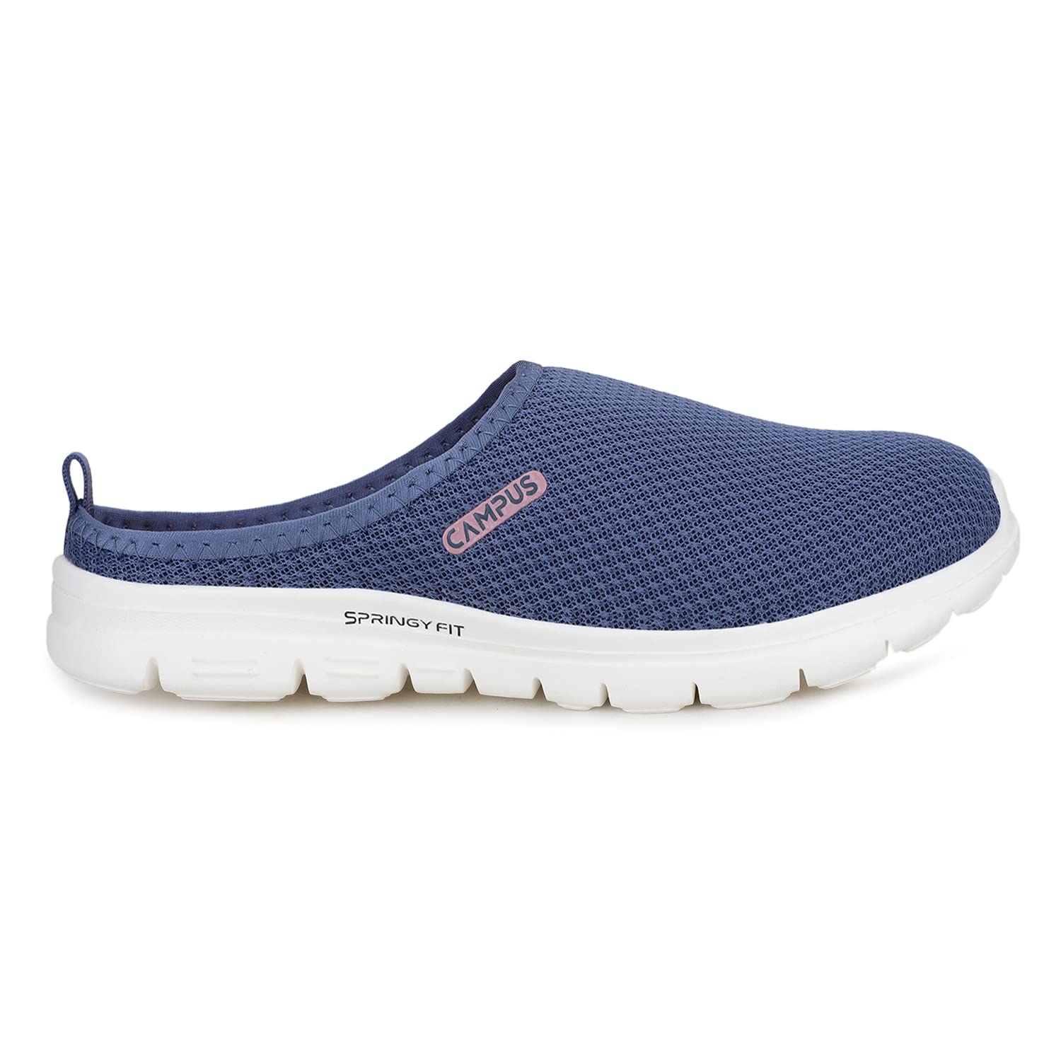Campus Women's Kim Walking Shoes R.Slate/Pink - 6UK/India