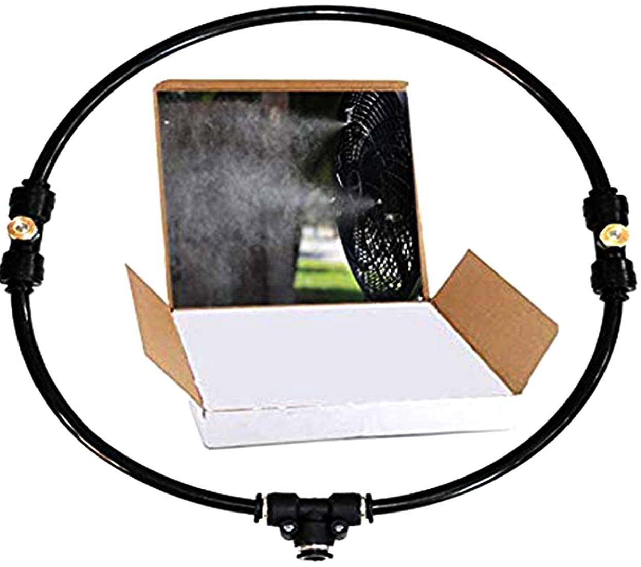 Buy DIY Crafts 216 Mist Nozzle Set Updated Fan Misting Kit for a Cool