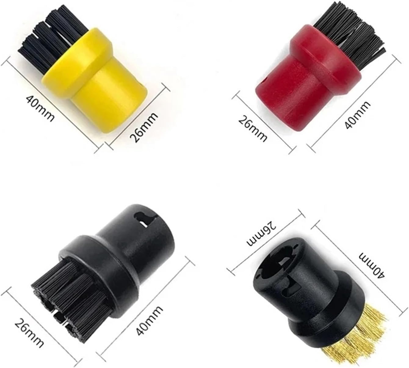 Compatible for Karcher SC2 SC3 SC4 SC5 Vacuum Cleaner Microfiber Cleaning Pad Cover Steam Mop Brush Head Nozzle Parts
