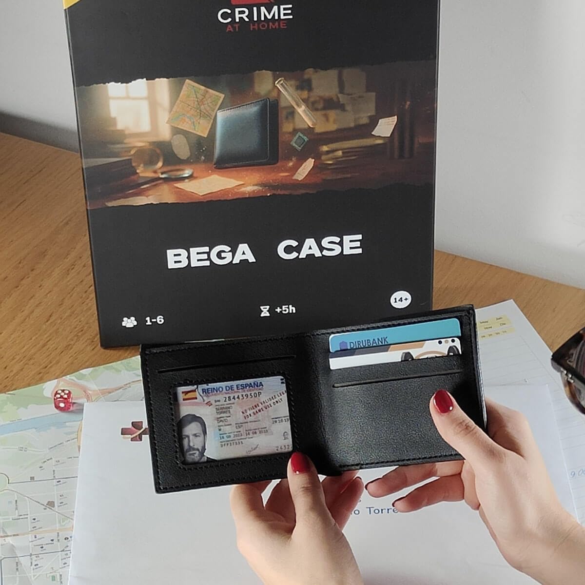 Crime At Home: Caso Bega, Juego de Detectives Inmersivo, Escape Room, Caso policial para Resolver, Misterio en Casa