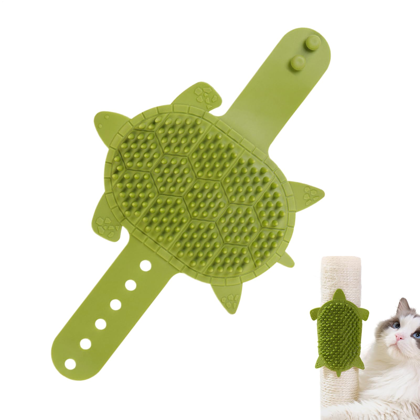 Toilettage Autonome pour Chat,Coin de Frottement pour Chat - 203 Dents Imperméable Tondeuse Sangle en Silicone Outil de Massage pour la Saison de Entretien Quotidien Intérieur Salon Voyage