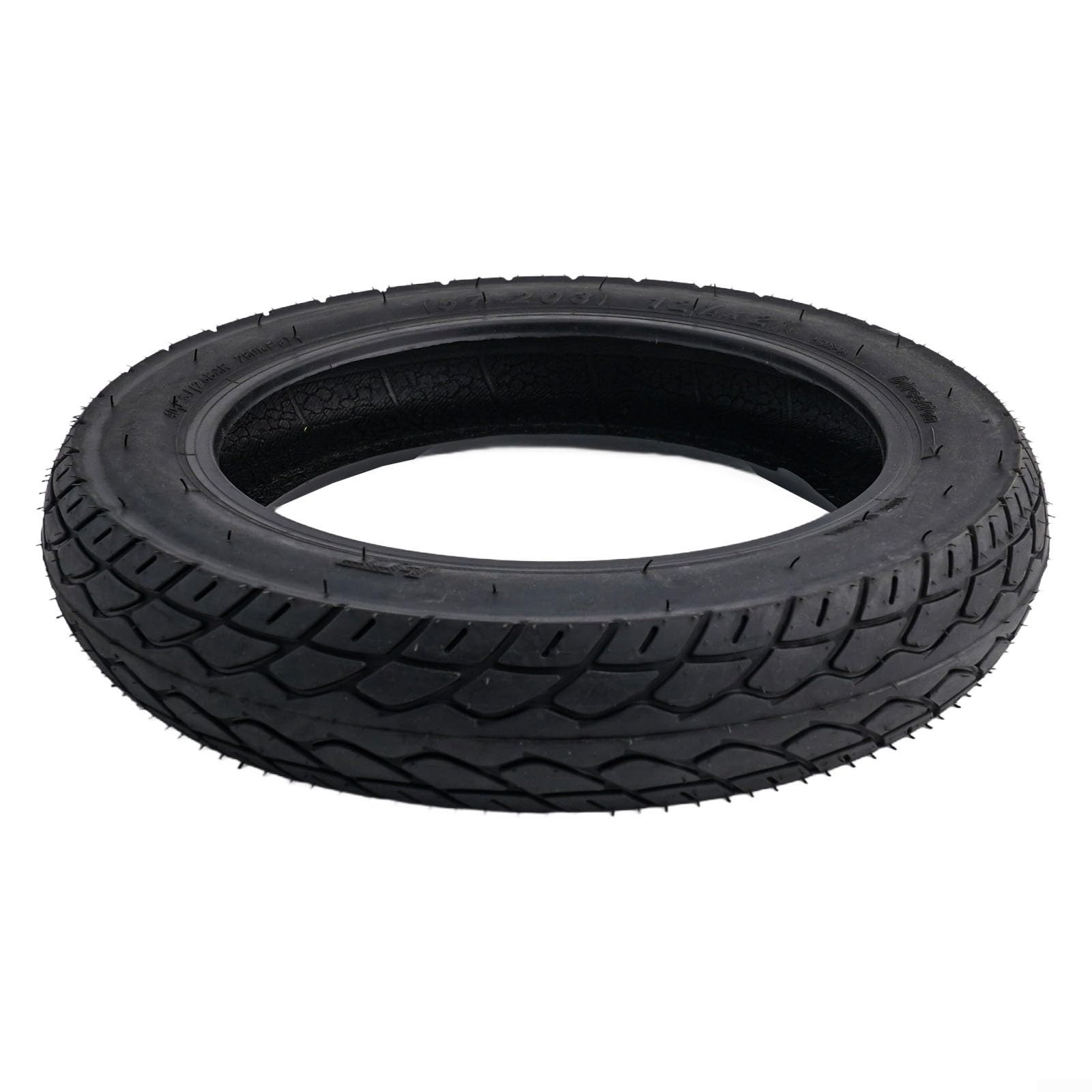 Qualoramall 12 1/2x2 1/4 Tubeless Tyre 57-203 62-203 for E-Bike Electric Scooter 12.5x2.125 Black Rubber Tire Replacement Parts(1pc)