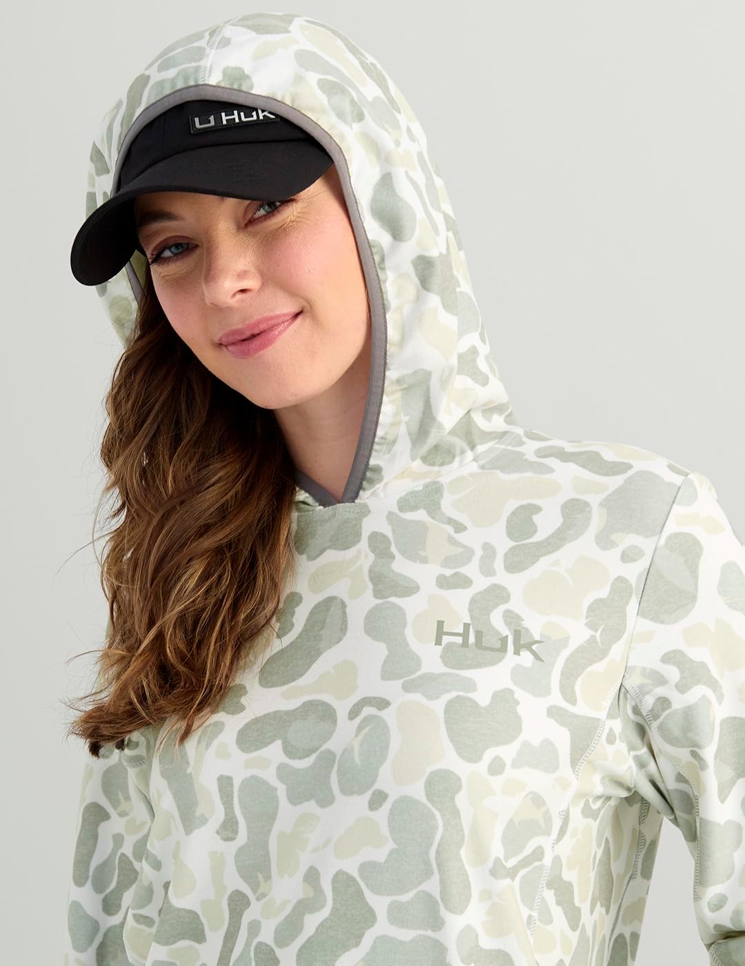 HUK Women's Coldfront+ Pullover Hoodie, Warm and Water-resistant, Performance Fishing Outerwear