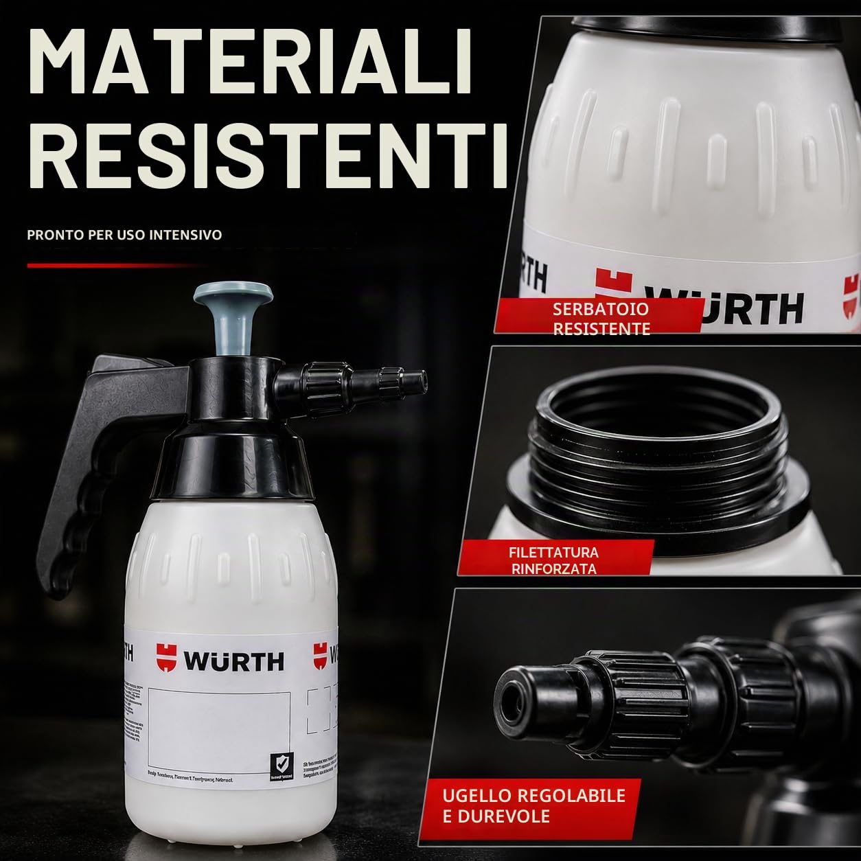 Würth SaBesto - Flacone Spray a Pompa, 1 litro