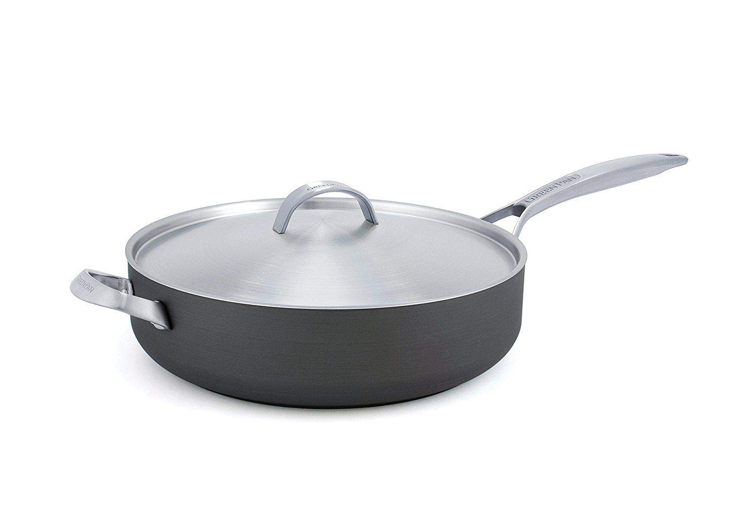 Green Pan 11"/4Qt Covered Sauté Pan W. Helper Handle