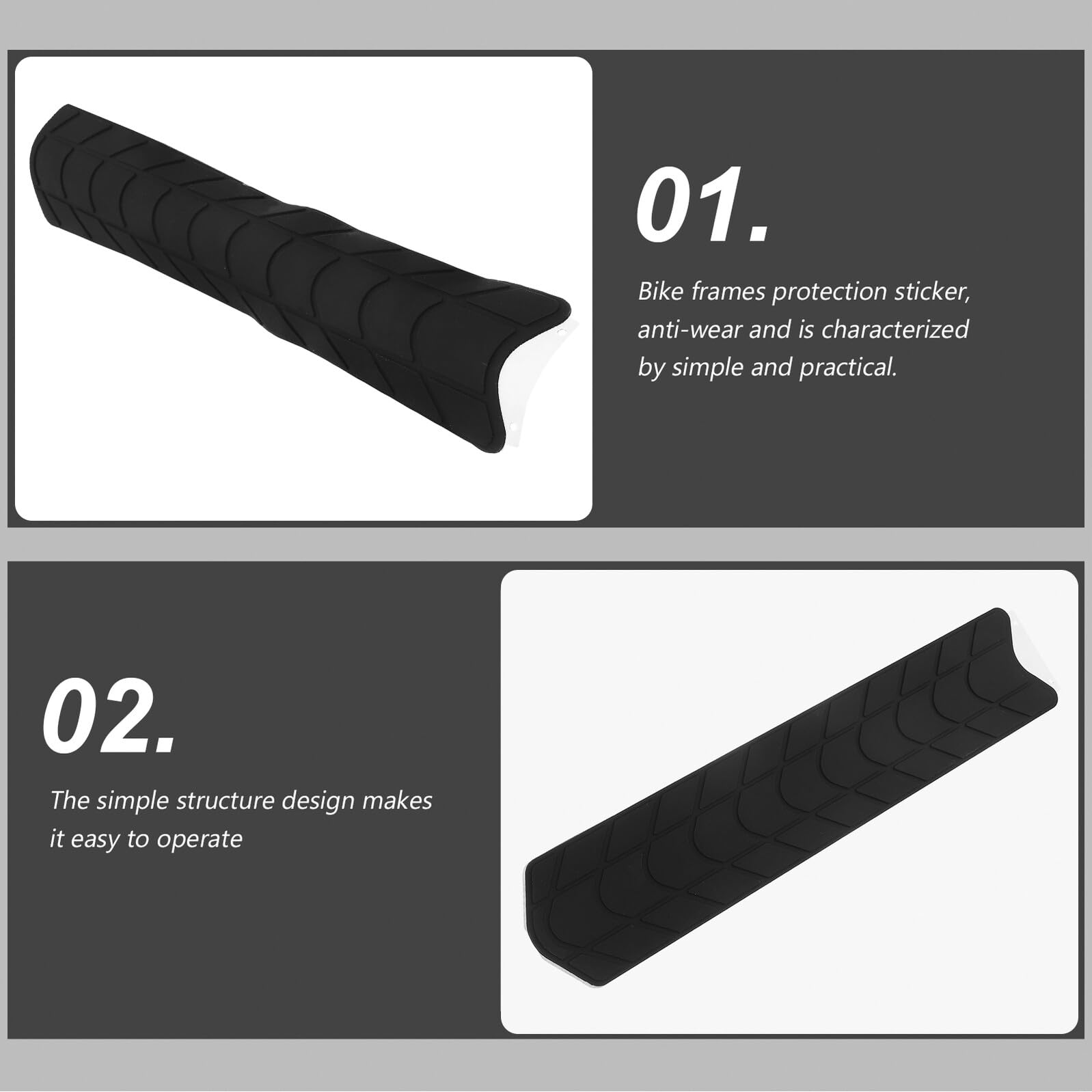Healeved Adesivo Protettivo per Telaio Bici in Silicone Trasparente Nastro Protettivo Anti-Sfregamento per Bici da Esterno Pellicola Protettiva Resistente per Protezione Completa del