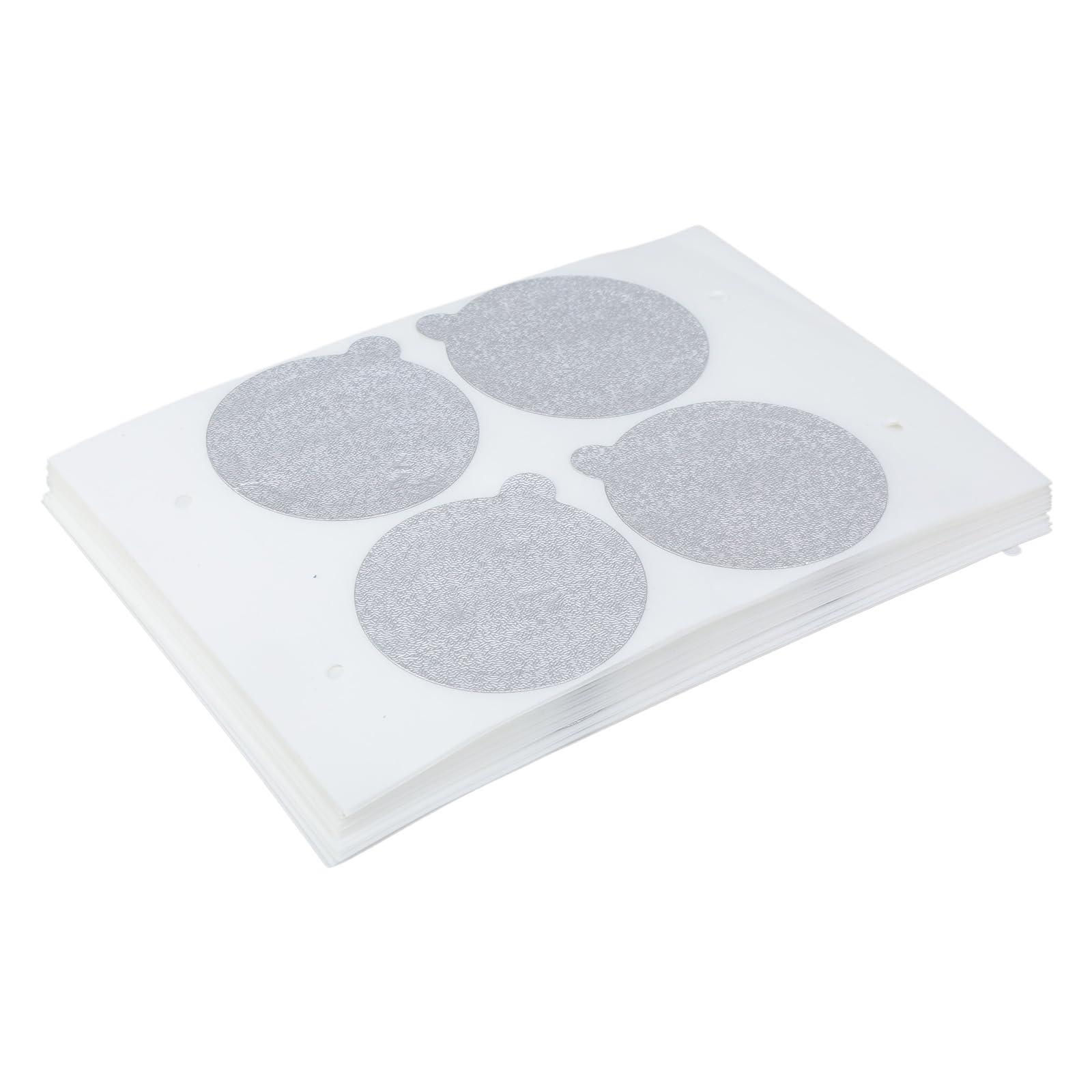 100PCS Aluminum Coffee Pods Stickers 45mm Coffee Pods Sealers Preservation Covers Sealing Lid for Foils