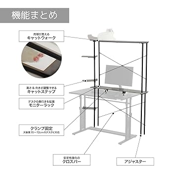 Amazon.co.jp: BIBILAB(ビビラボ) キャットタワー 猫タワー