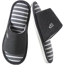 House Slippers for Women with Memory Foam,Slip-on Open Toe Slides