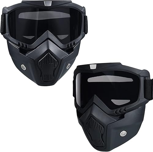 Miniatura 1 de El casco Airsoft puede ajustar el casco táctico ACH y la máscara Airsoft con gafas antivaho extraíbles se utiliza para deportes al aire libre de