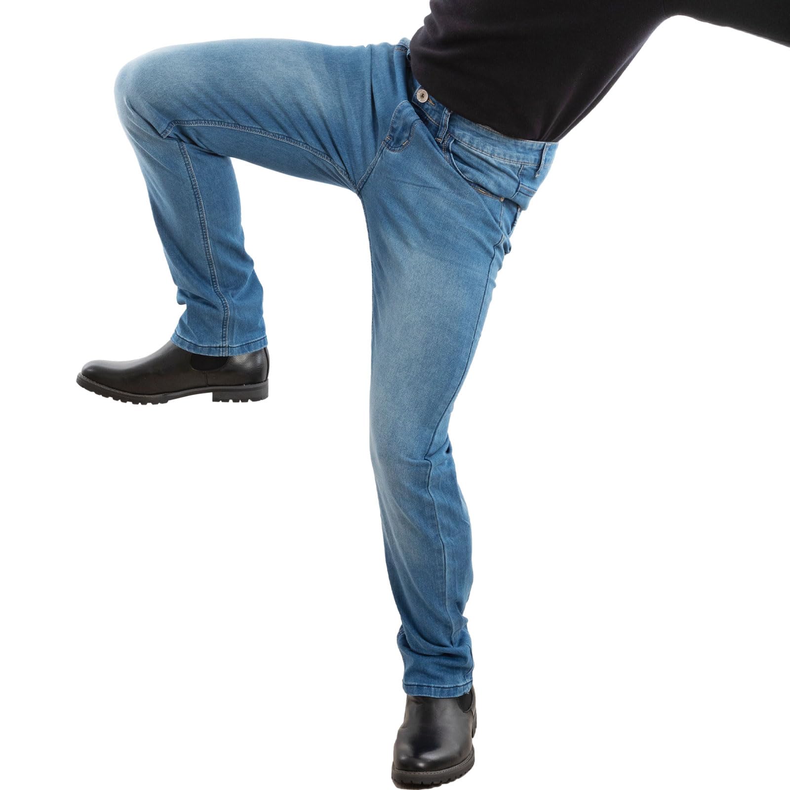 Toocool - Vaqueros de Corte Regular para Hombre, Pantalones Hombres de Algodón, Vaqueros de Cintura Media, Jeans Tejanos Hombre LE-2487