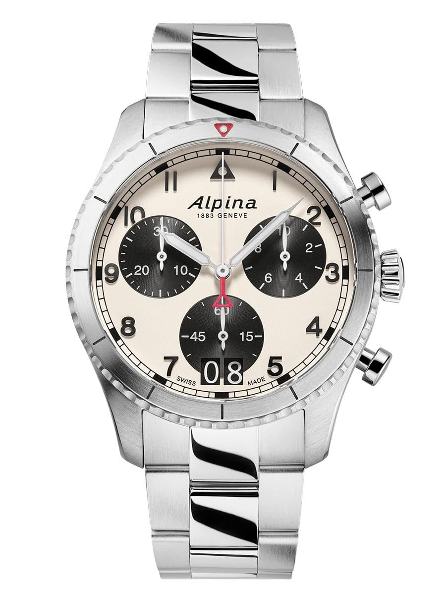 Alpina Men's Chronograph Quartz Watch Startimer Pilot Swiss Made