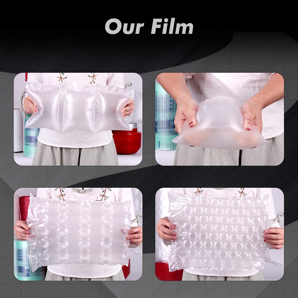 Eone Air poduszka filmowa bufor bąbelkowy materiał do pakowania powietrzem poduszka degradowalna maszyna plastikowe torby bąbelkowe Wrap poduszki poduszki transportowe (E403BAir poduszka filmowa + 1