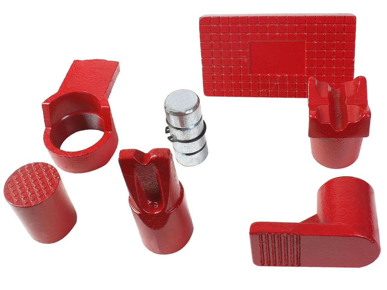 Kit Martinetto Carrozzeria Idraulico 10 Tonnellate con Pompa Manuale Tirabolli Accessori e Valigetta Trasporto