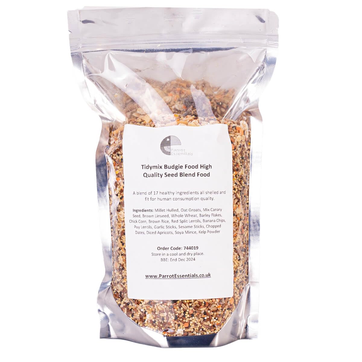 Parrot Essentials Premium Quality Parakeet Diet Seed Blend (1.15 kg) - Budgies Food, Premium Budgies Seed Mix Blend, Parakeet Seed - For Small Birds