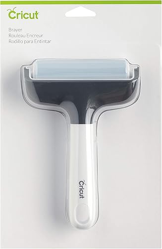 Cricut Brayer, rodillo de goma para manualidades, funciona con tela, vinilo, bloques para planchar y entintar, extiende la vida útil de Cricut