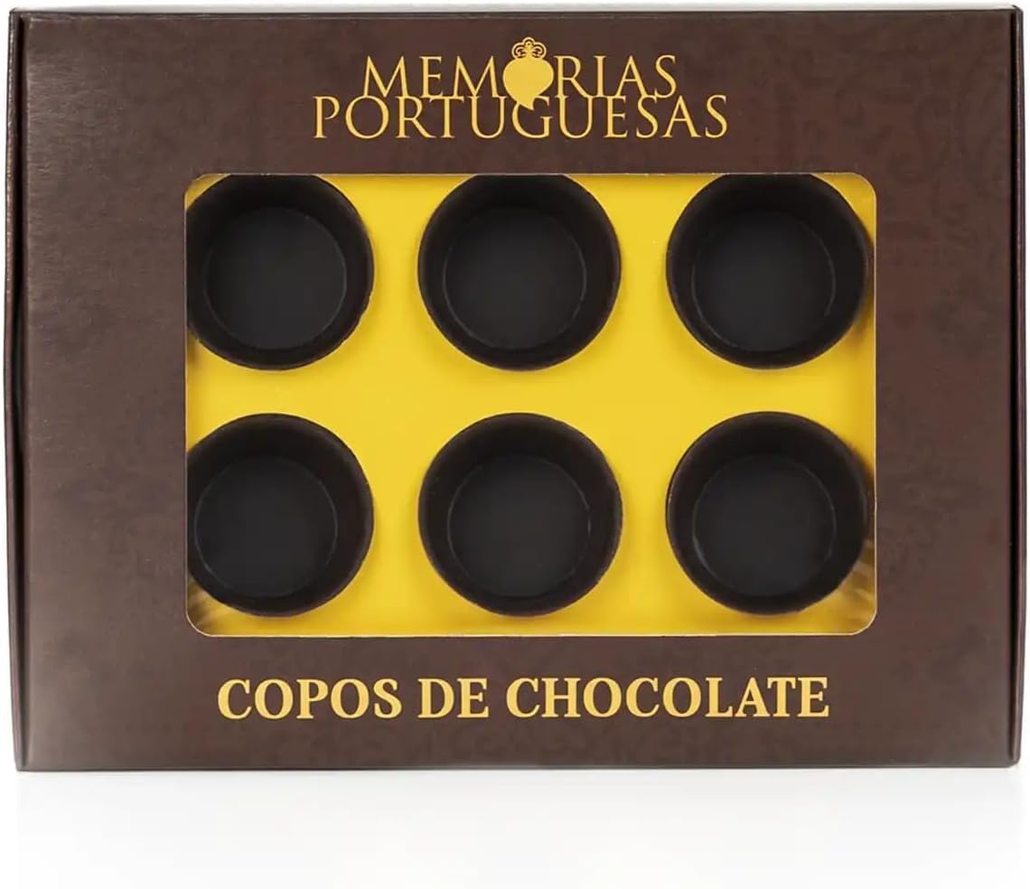 Tazas de Chocolate Nómada - Pack de 3 Cajas con 6 Tacitas - Peso de 36 g - Con Aroma de Vainilla - Textura Suave y Cremosa - Producto Gourmet de Origen Portugués