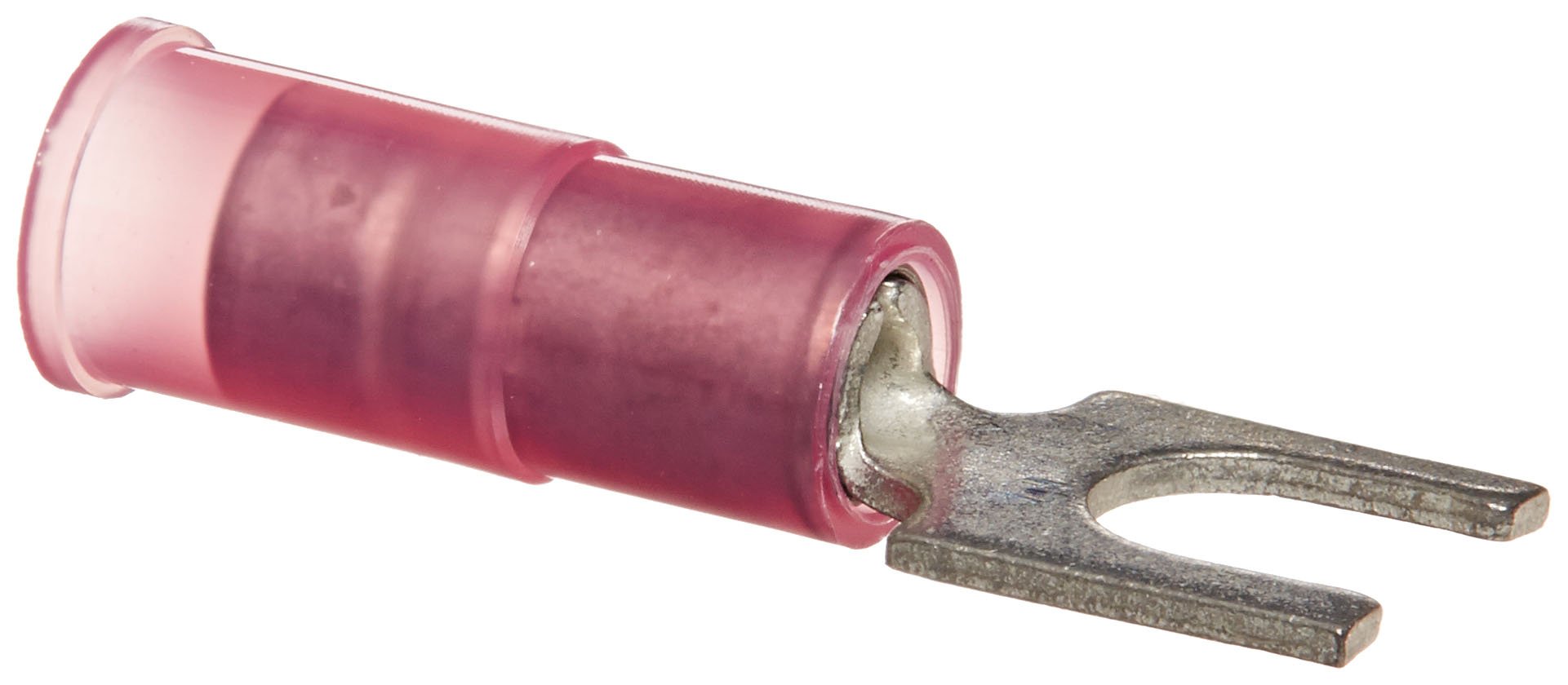 Terminal de espada aislado de nylon terminales de horquilla 22-18 AWG perno 8 5