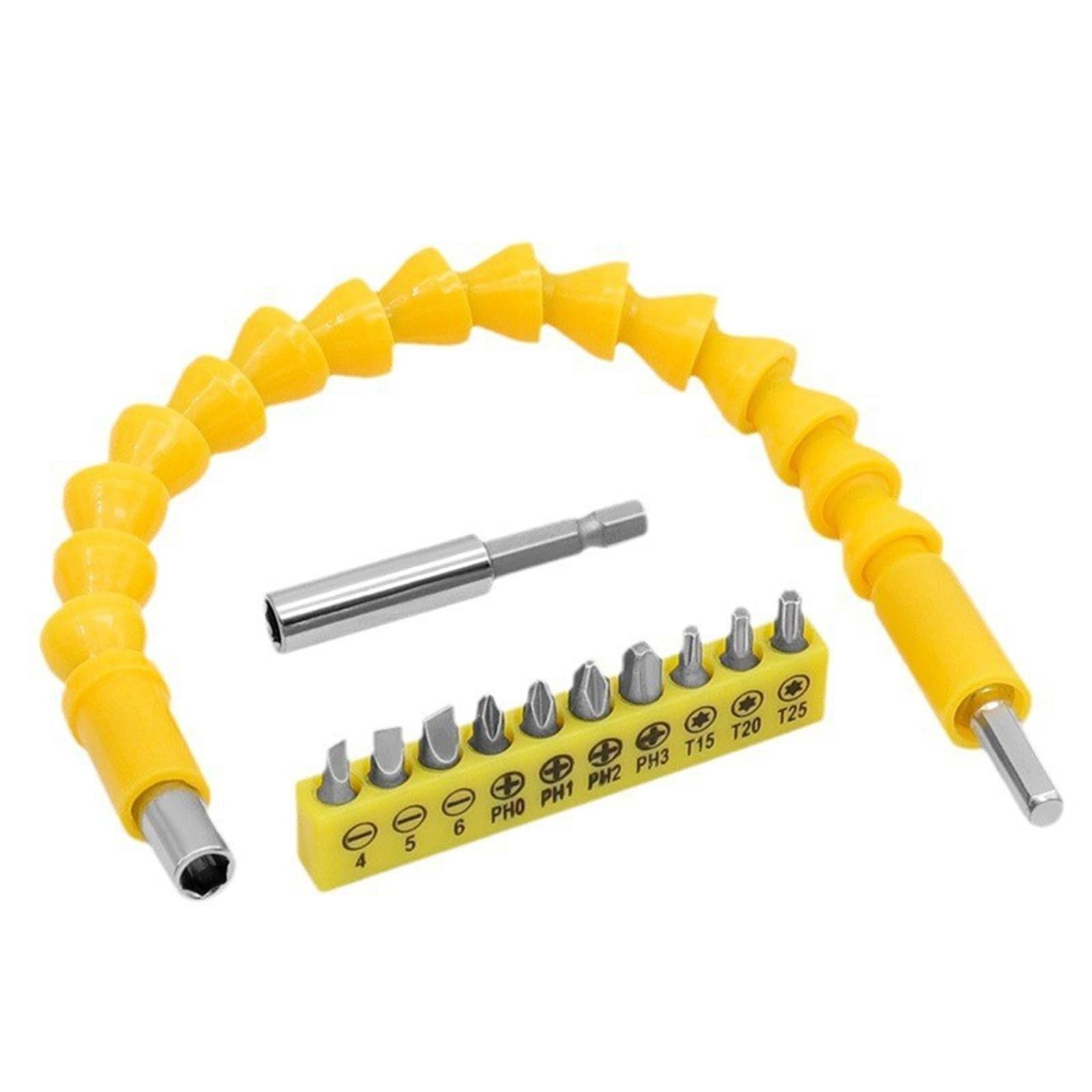Bohrersätze Bohrer Bits Flexible Welle Verlängerung Set Mit Anschlüsse Link Hexagonal Adapter for Schraubendreher Werkzeug
