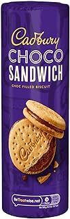 Cadbury Choco Sandwich Biscuit, Chocolate Filled Biscuits for Snacking, 260 g (Pack of 1)