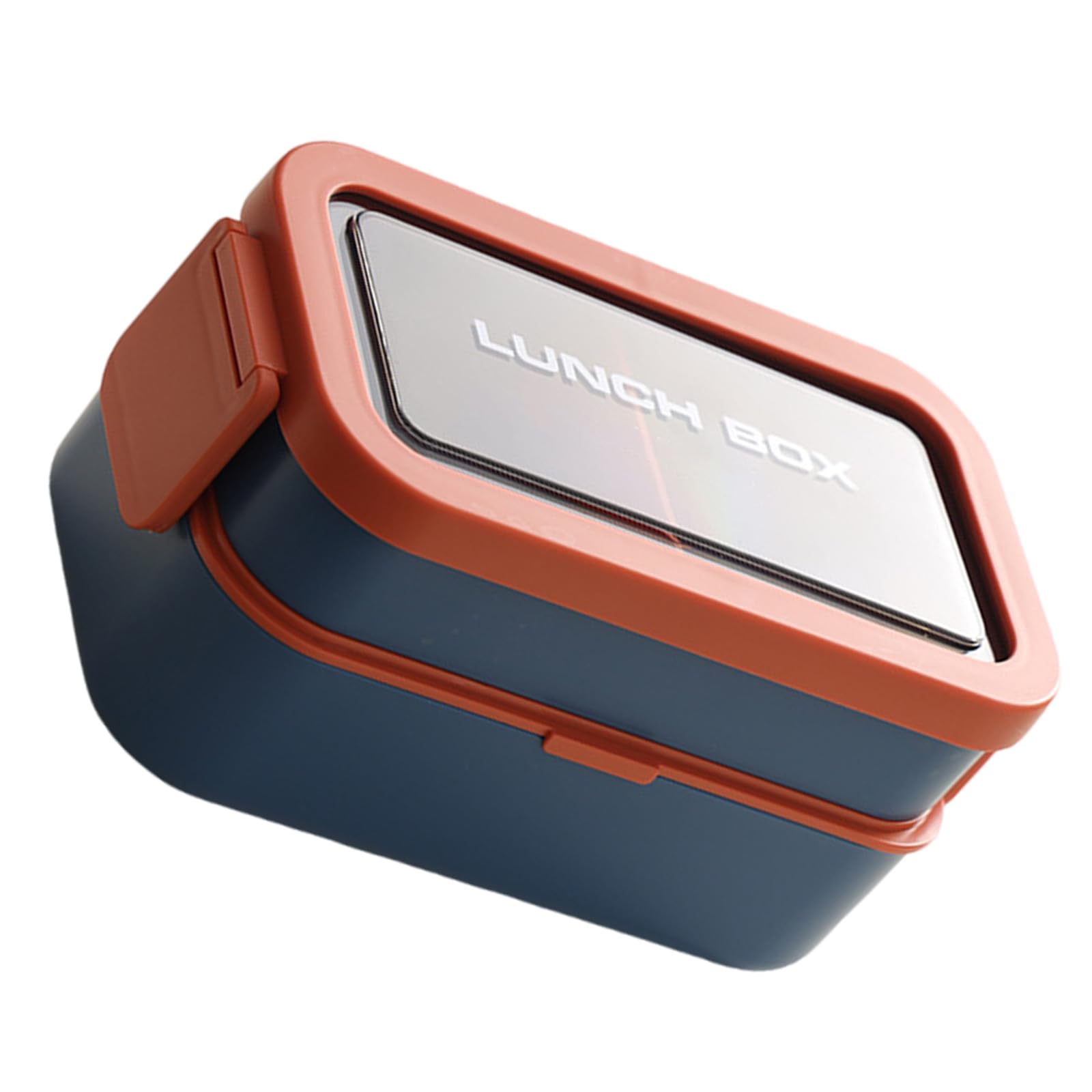 FackLOxc Premium Double Section Bentos Lunch Container Efficient Microwave Safe Leak Proof Design Food Case for Work Picnics Leak Proof Double Compartment Lunch Container