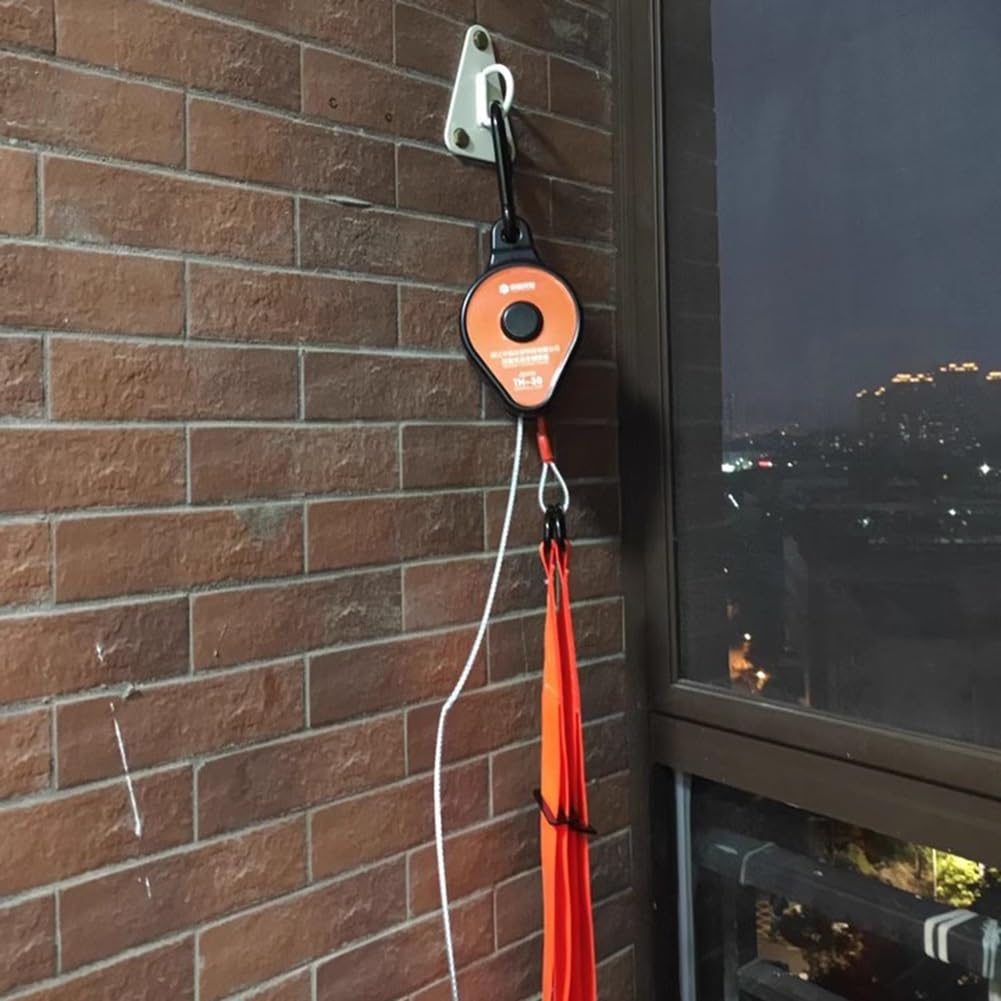 Kit de escape contra incendios cuerda de descenso 2-33 pisos seguridad hogar