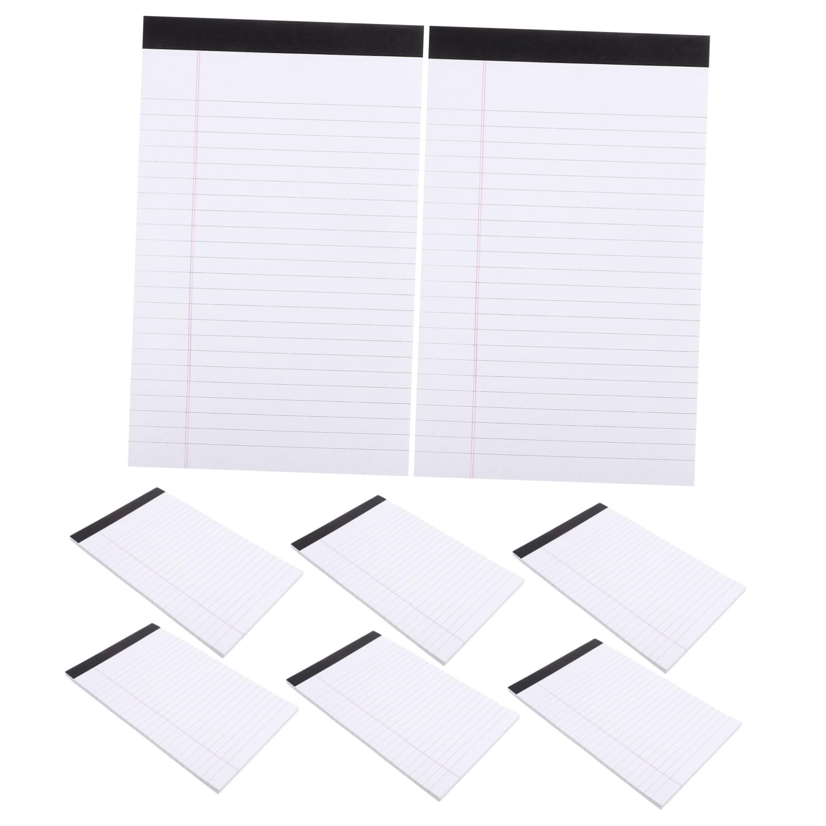 Bloc-notes blanc à lignes larges Angoily pour organiser vos cours et réunions - 8