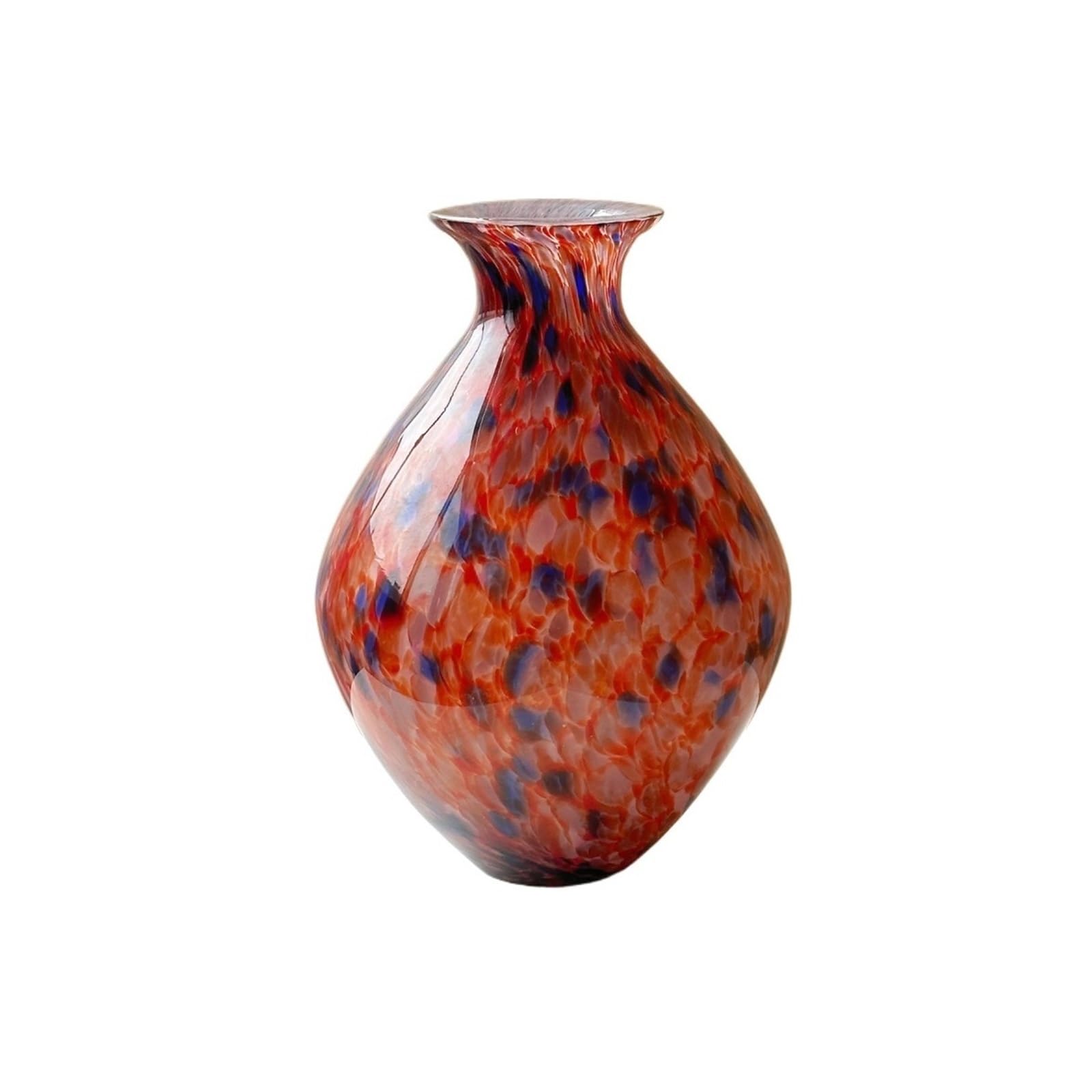 guiling-1986 Vases Decor Hand Blown Glass Vases 31cm Tall Artistic Decorative Vase for Flowers Flower Vases