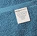 Amazon Basics Quick-Dry Towels 100% Cotton - 8-Piece Set, Lake Blue