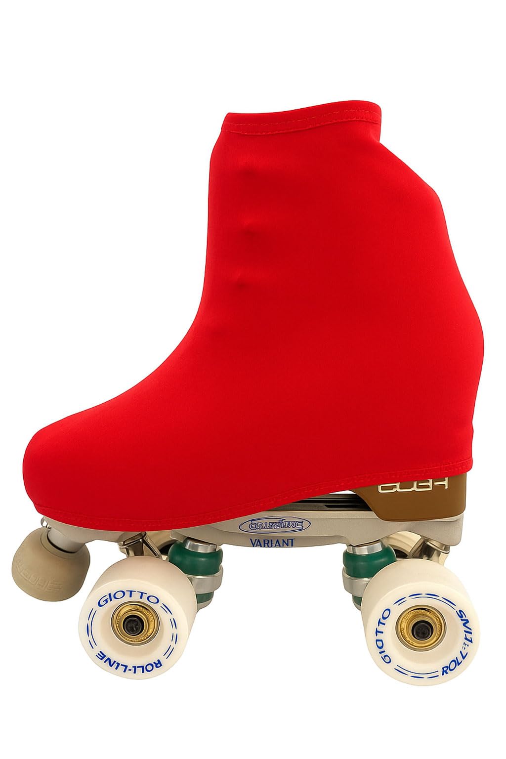 CRLSPORT Cubre patín para niña y Mujer, Funda Patín Skate, 180 Densidad, Talla Universal, Color Rojo