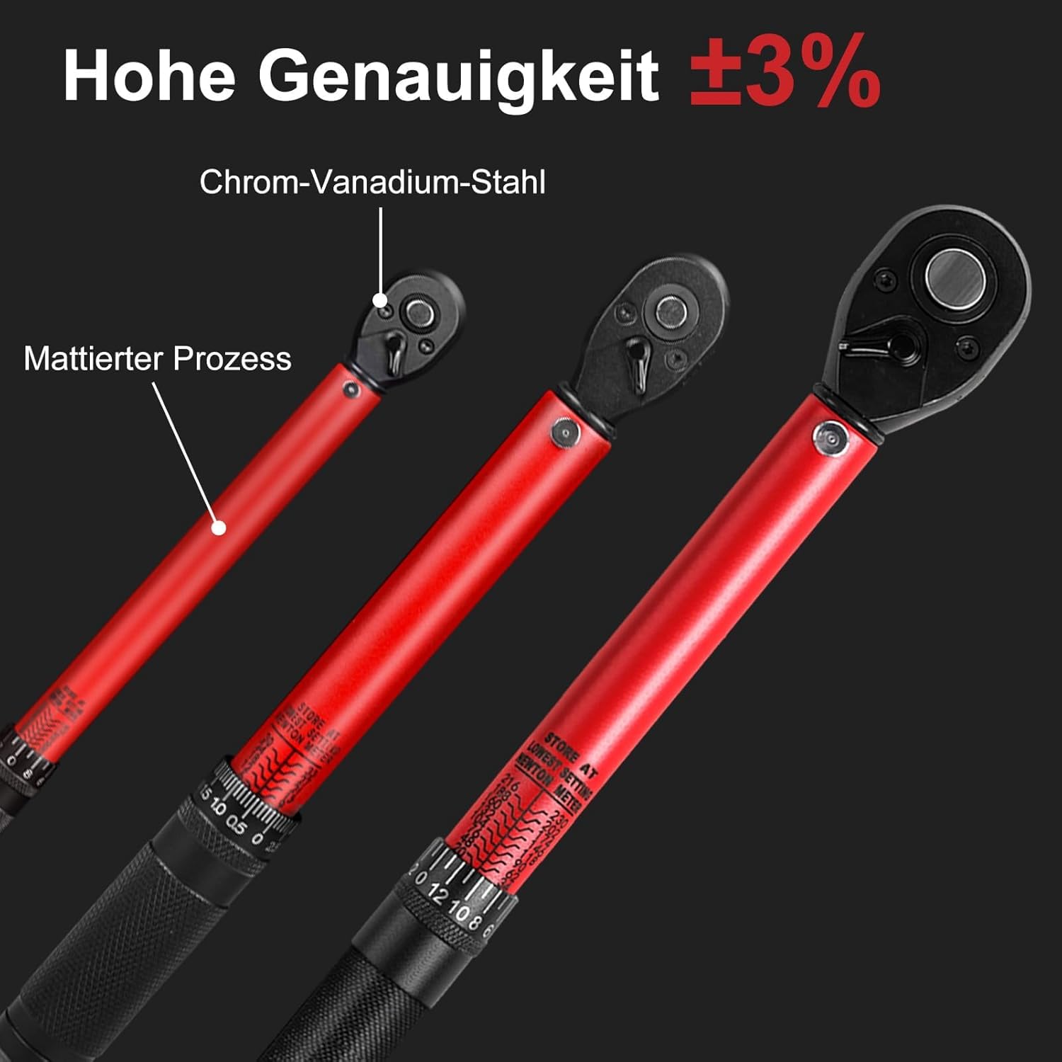 Set Chiavi Dinamometriche 33 Pezzi – 1/4" 3/8" 1/2", 2-230 Nm, Acciaio Cr-V, Precisione ±3%, 72 Denti, Doppia Scala – Incl. Adattatori, Dadi, Prolunghe – per Auto, Moto, Bici, Camion