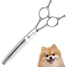 6.5 inch Pet Thinning Shears, High-end 48 Teeth Dog Grooming Scissors, VG10 Steel Sharp, Dog Hair Trimming Scissors for Pet Groomer or Home Use, Thinning Rate 35%