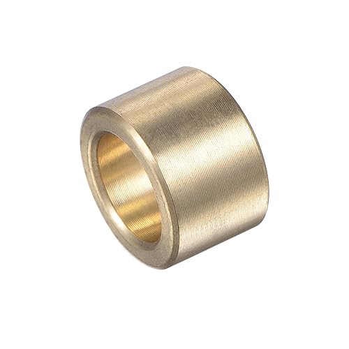 Miniatura 24 de uxcell Cojinetes de manguito 1" diámetro exterior 1-1/4" OD 1" longitud de latón fundido buje autolubricante