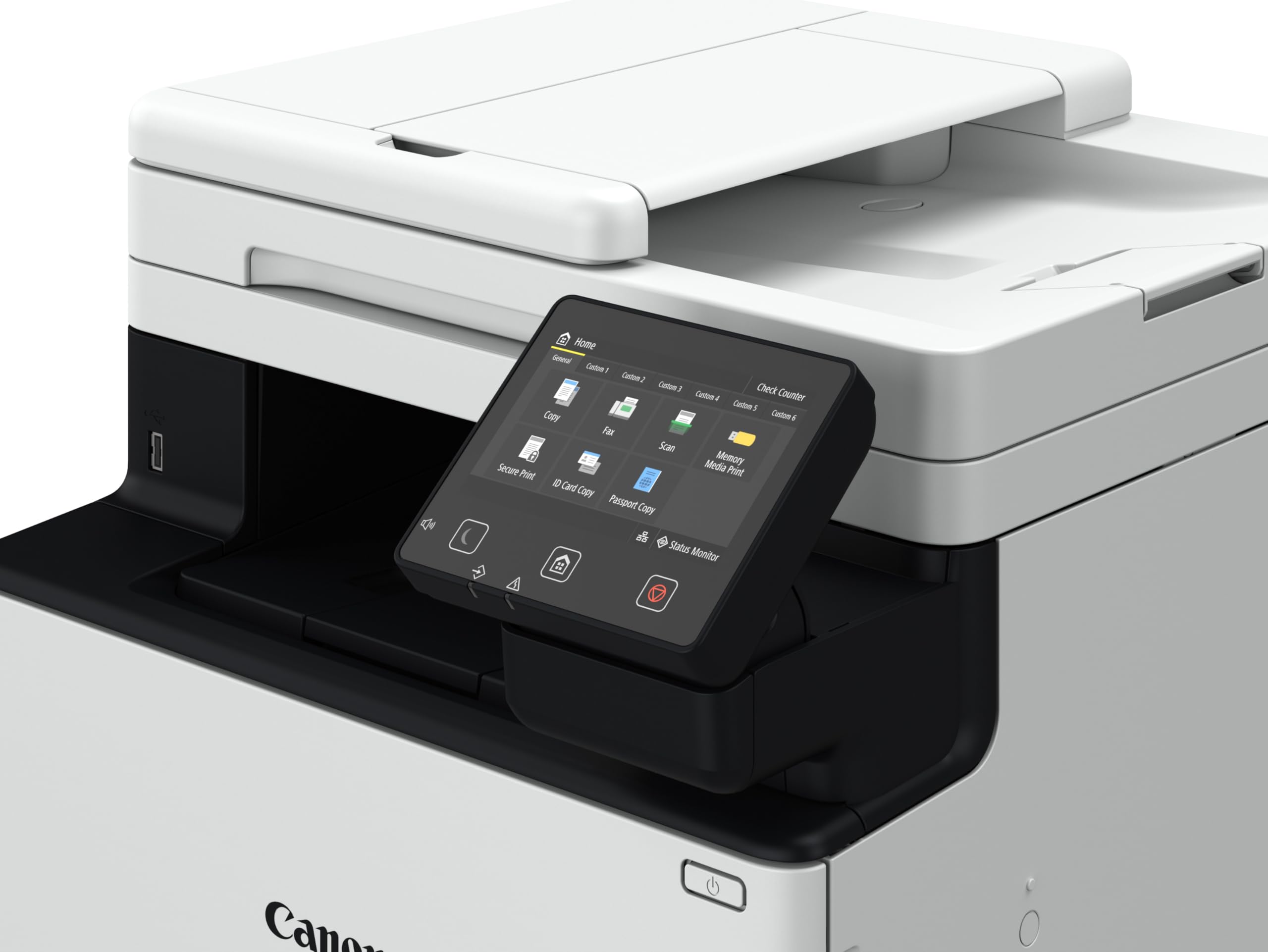 Canon i-SENSYS MF754Cdw A4 Farblaser MFP Drucken Kopieren Scannen Faxen, USB, LAN, WLAN, 250 Blatt Papierkassette, 12,7cm LCD-Farb-Touchscreen, Duplexdruck