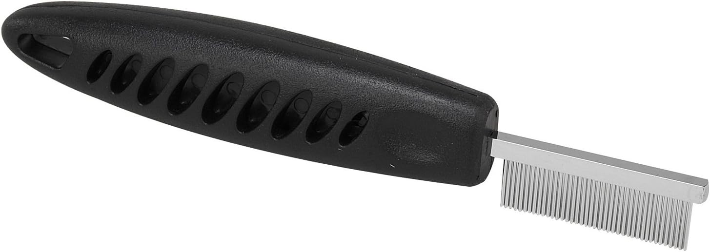 Master Grooming Tools Face & Finishing Combs — Ergonomic Combs for Grooming Dogs, 6¼"