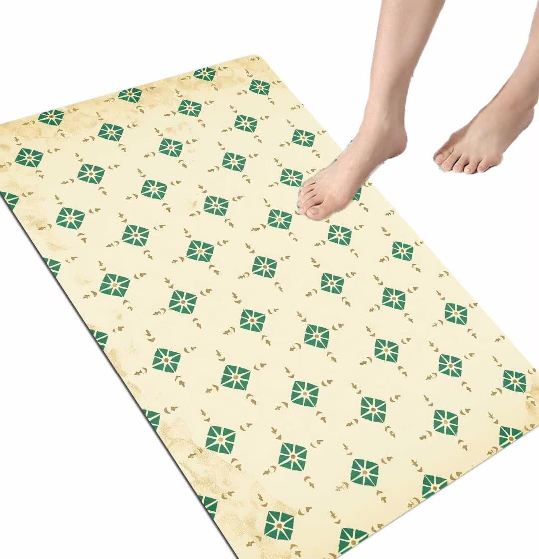 Tapis de sol de douche de salle de bain Symmetry en pierre haut de gamme
