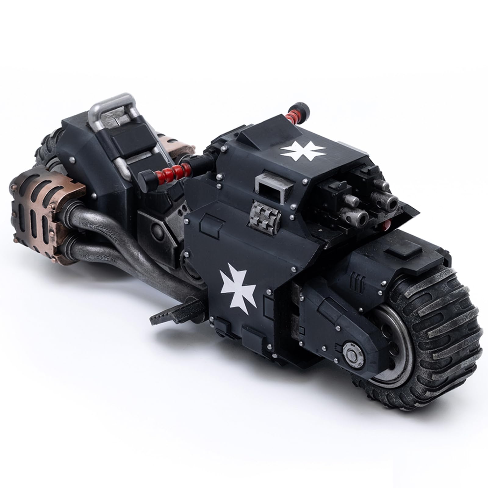 JOYTOY Warhammer 40k Black Templars, Black Templars Outriders 1/18 Action Figure, Dedicated To You Who Love Collecting