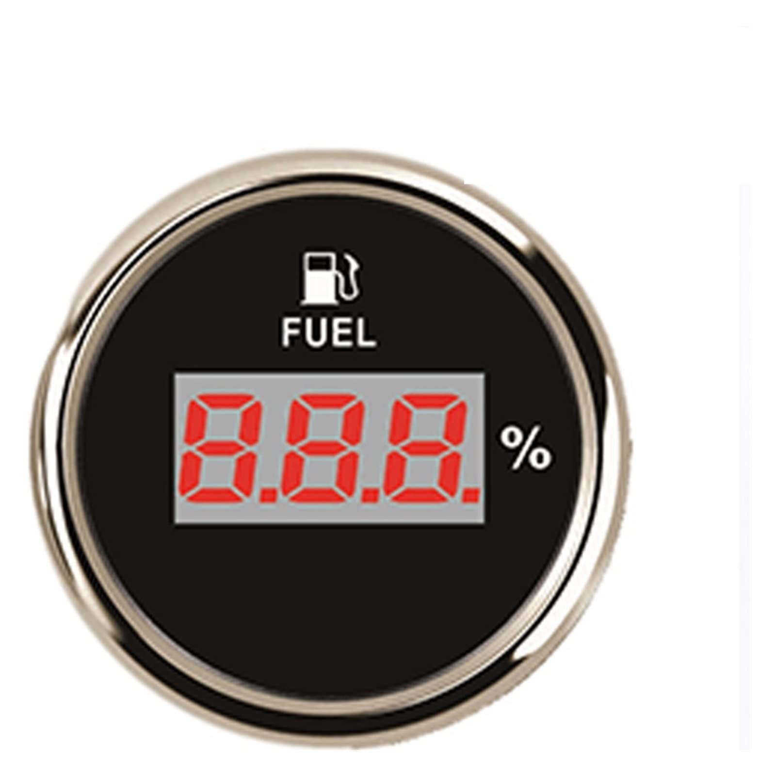Waterniveausensordetector 240-33 Brandstofvlottersensor 52mm Brandstofniveaumeter 7 Kleur LED Olietankniveau-indicator for Marine Boot Auto Waterniveaumeter(550mm Sensor